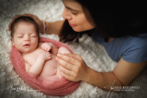 Fotografia New Born Gina Polzella Fotografa Studio Fotografico Marcangeli